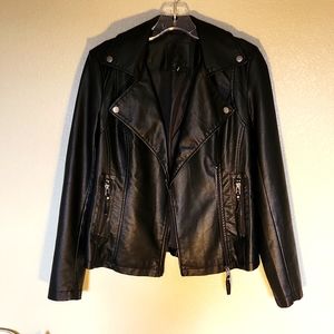 Max Studio Faux leather jacket, EUC